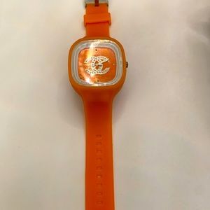 Orange Chanel watch